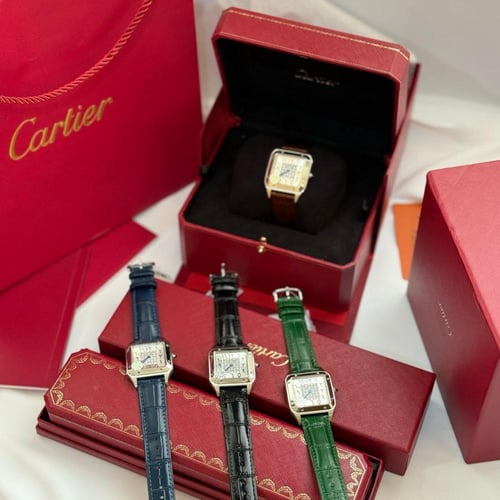 ساعه كارتير جلد سانتوس