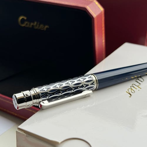 قلم كارتير هاي كولتي فضي علا كحلي