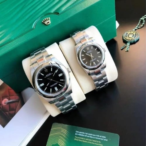 طقم ساعات رولكس نسائي ورجالي