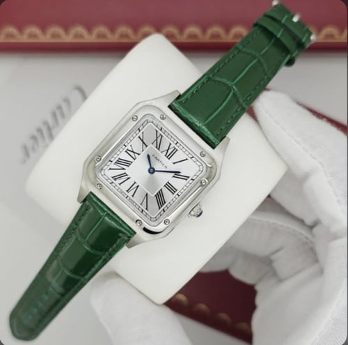 ساعه كارتيررجالي جلد اسود