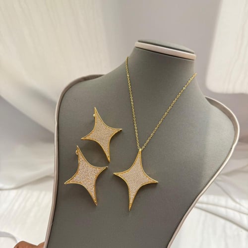 طقم غويشه سلسال وحلق