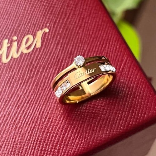 خاتم كارتير نسائي فصوص