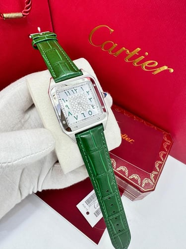 ساعه كارتير جلد سانتوس