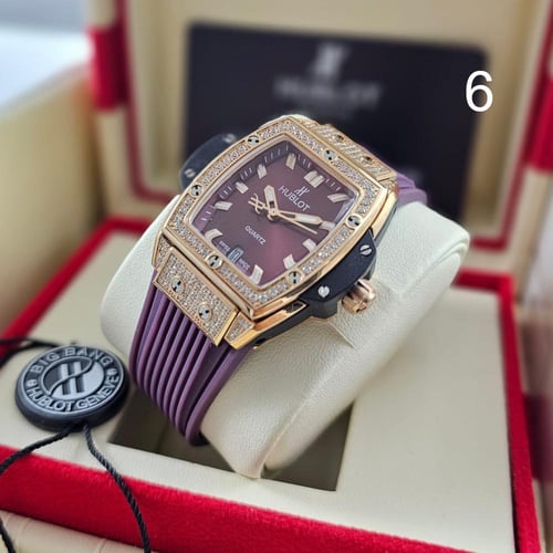 ساعه هبلت رجالي جلد