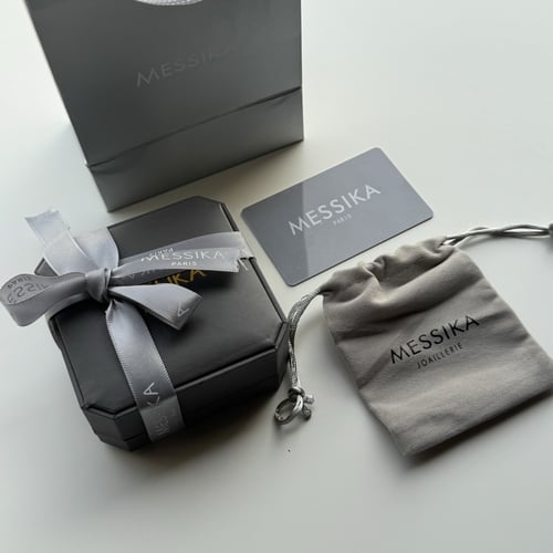 طقم مسيكا كامل 4 قطع فضي/ذهبي