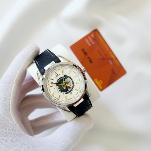 ساعه اوميقا رجالي اوتماتيك جلد