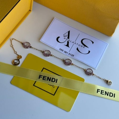 اساور فندي وردي ذهبي نسائي