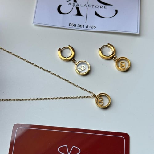 طقم فلنتينو سلسال وحلق