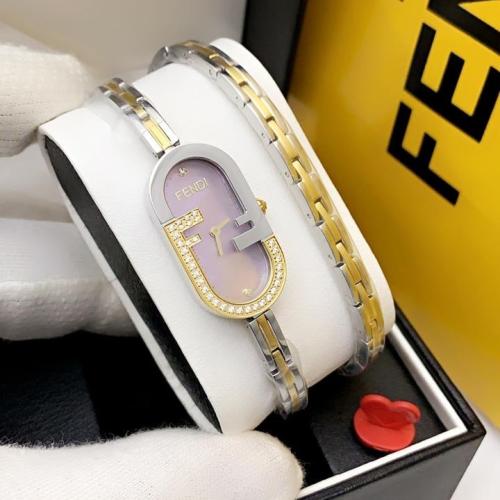 ساعه فندي نسائي لفه