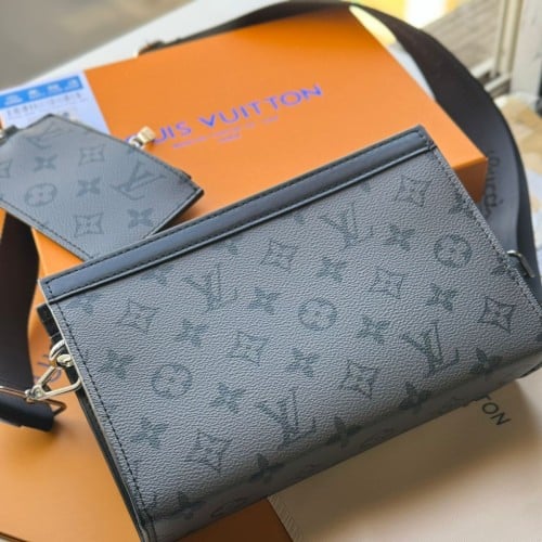 شنطه لويس فيتون كتف قطعتين اسود رمادي