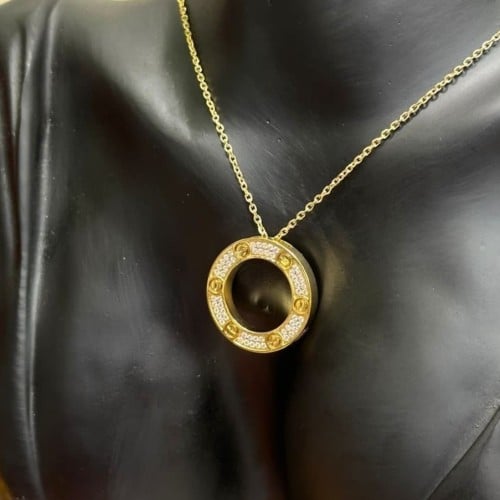 سلسال كارتير فصوص ذهبي ماستر