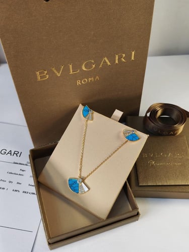 طقم بولغاري سلسال وحلق