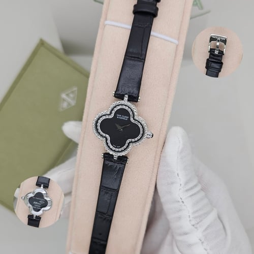 ساعه فان كليف نسائي جلد