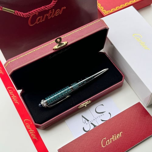 قلم كارتير هاي كولتي فضي علا سماوي