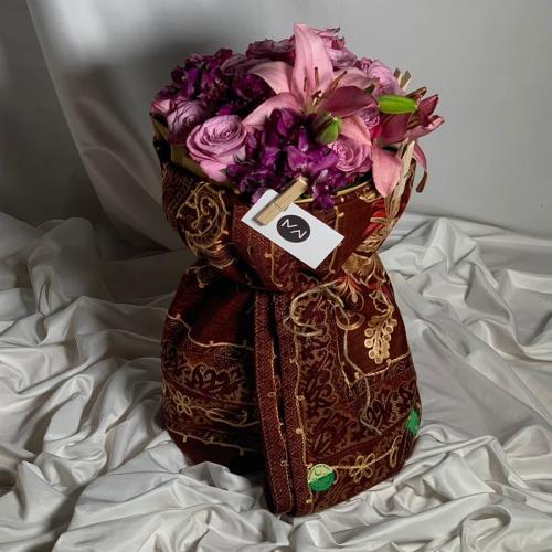 شال كشميري و ورد