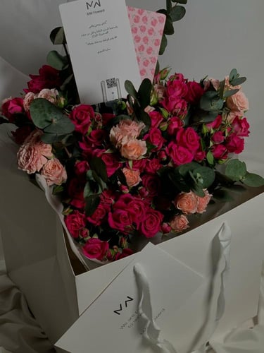 باقة الورد الفريدة