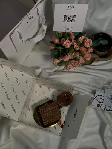 قهوة و ورد وحلا