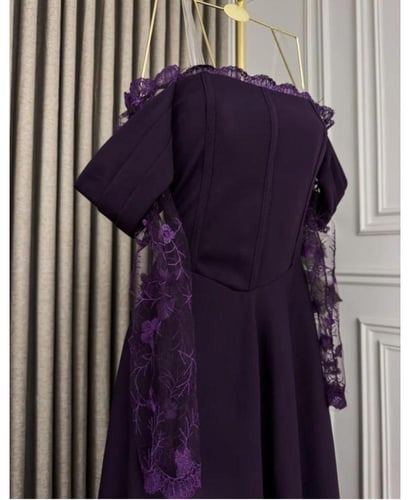 فستان سهره بنفسجي