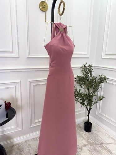 فستان العيد زهري جميل