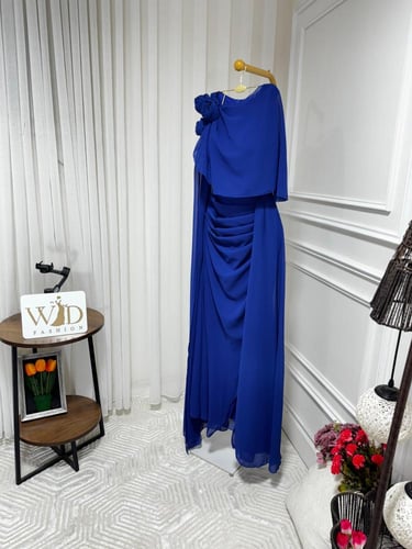 فستان ازرق فخم