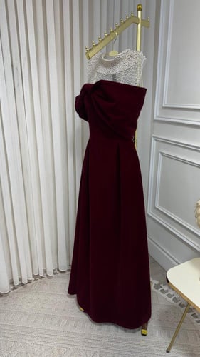 فستان سهرة جوخ فخم