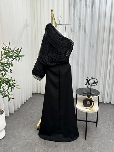 فستان سهرة حصري اسود