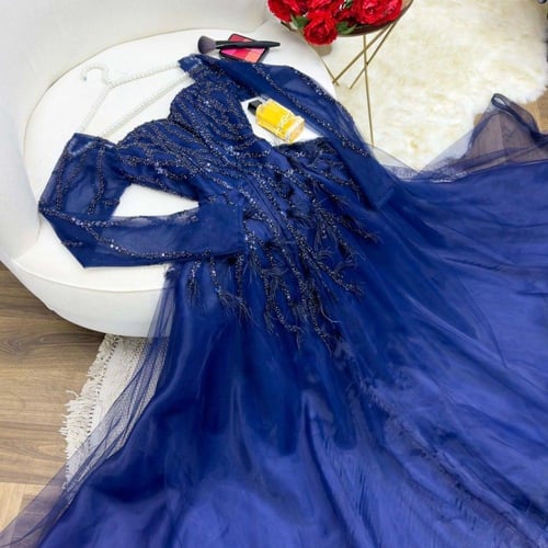 فستان الاناقه وصل باربع الوان مختلفه دبل كلوش