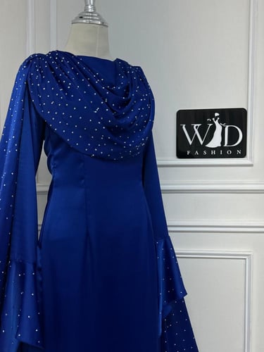 فستان ازرق حلو