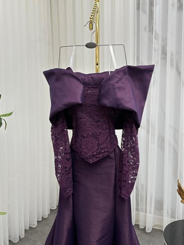 فستان ليلكي مميز