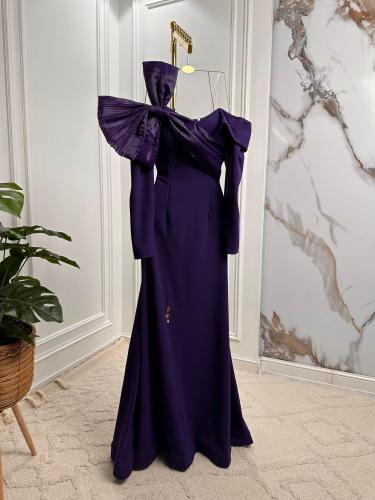 فستان موف راقي