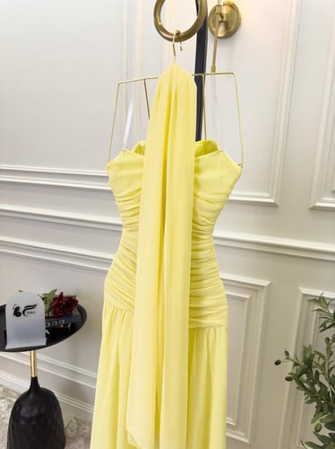 فستان ليموني ناعم