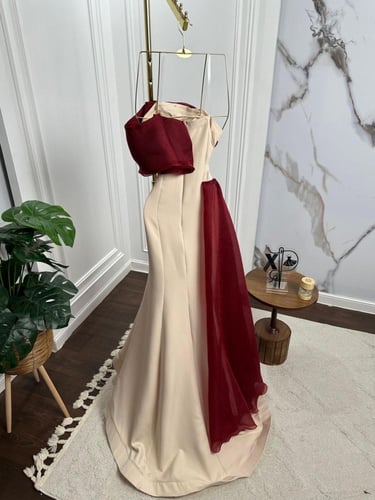 فستان سهره فخم لونين مميزين