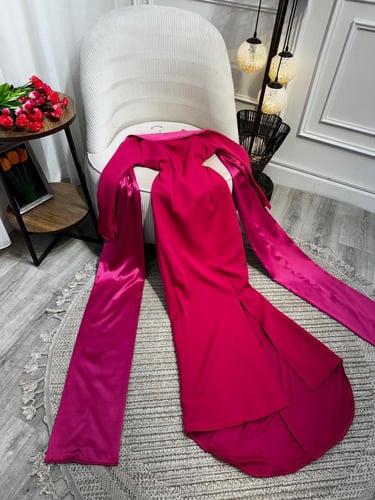 فستان انيق مع لؤلؤ بالظهر ثلاث الوان اسود - عودي -...