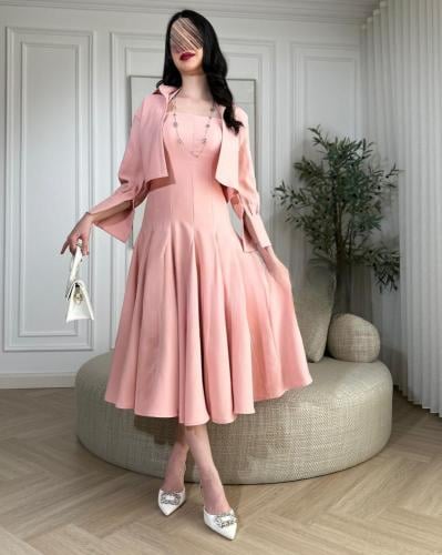 فستان العيد مع جاكيت