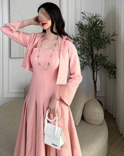 فستان العيد مع جاكيت