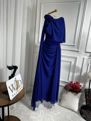 فستان ازرق فخم