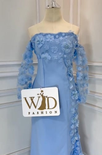 فستان سماوي راقي