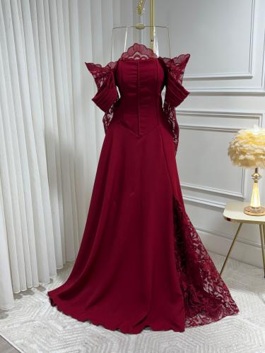 فستان عودي فخم