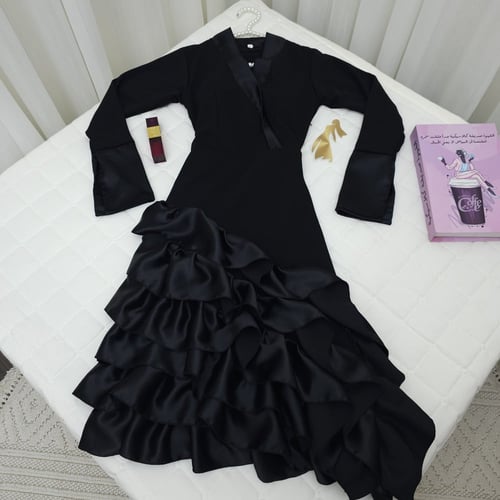 فستان اسود فخم ل العيد والسن المحير V