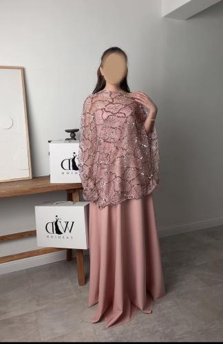 فستان الهبة مع طرحه