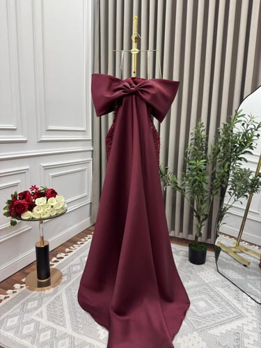 فستان سهره فخم لونين