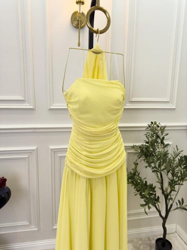 فستان ليموني ناعم