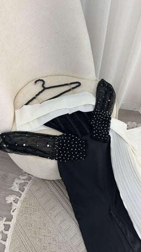 فستان اسود سهره جديد وحصري