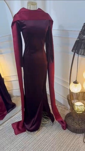 فستان انيق مع لؤلؤ بالظهر ثلاث الوان اسود - عودي -...