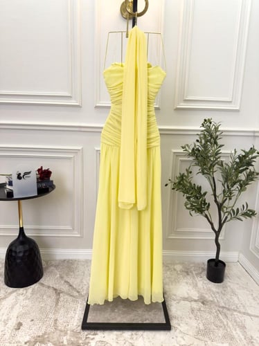 فستان ليموني ناعم