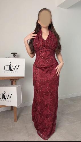 فستان سهره احمر فخم
