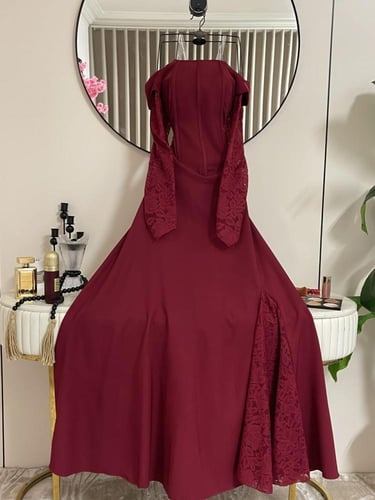 فستان سهرة عودي فخم