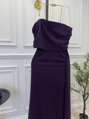 فستان موف غامق