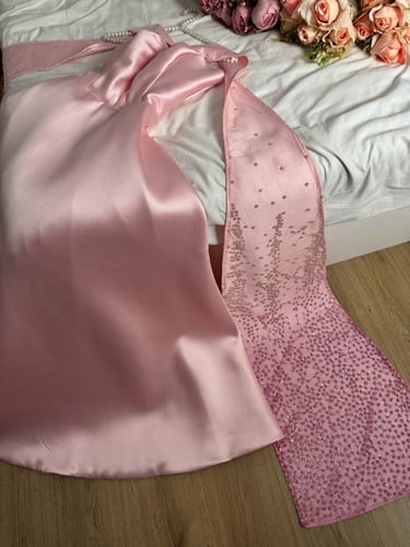 فستان بنك على لحمي جديد وحصري