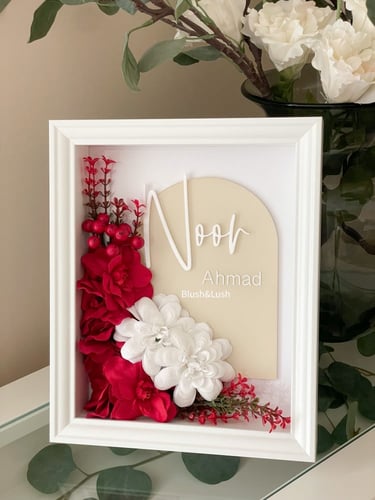 بوكس الورد/مع اكريلك 3D